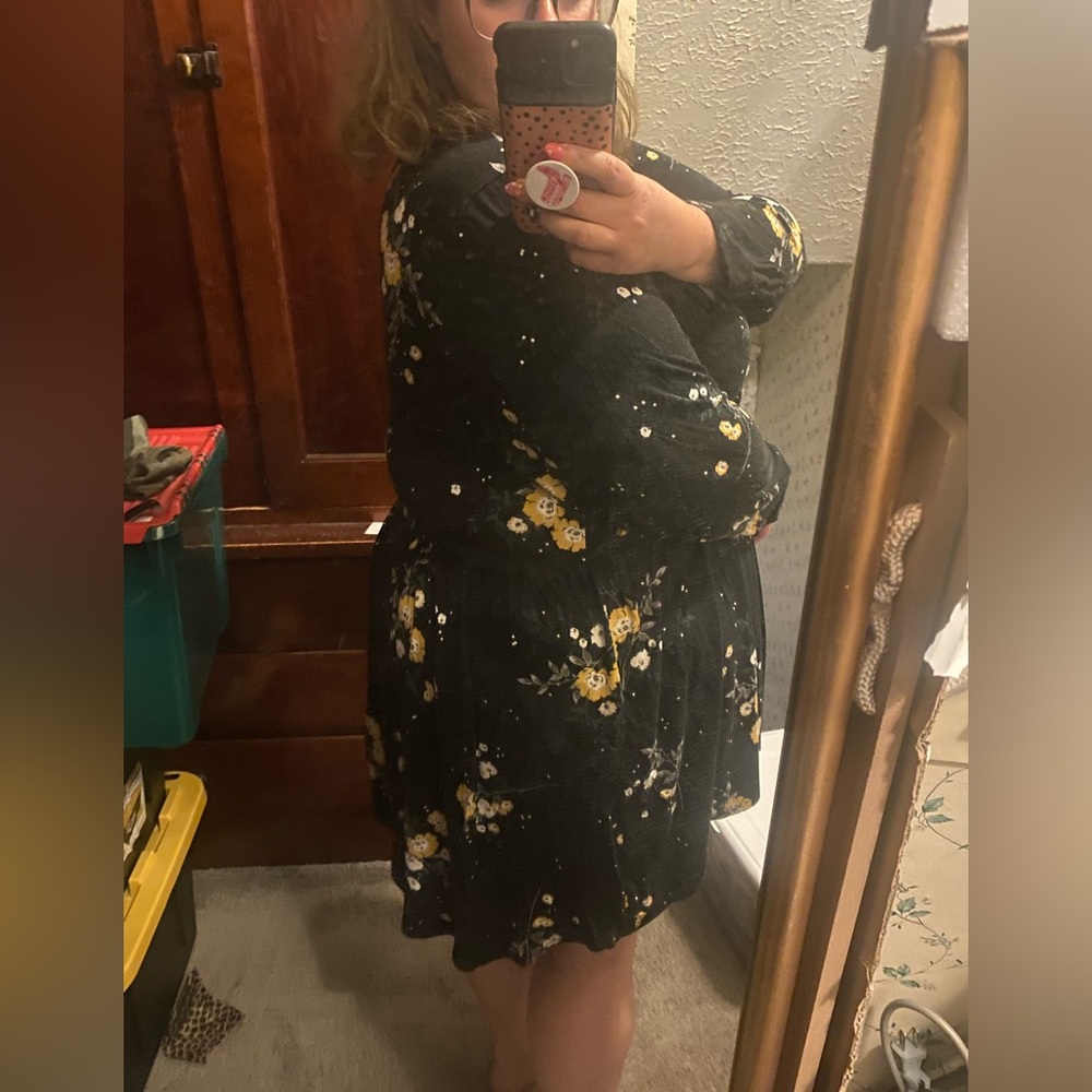 Torrid Black Floral Blouse - Picture 14 of 14